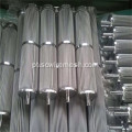 0.45- 500um cartucho de filtro de dobramento de aço inoxidável 316